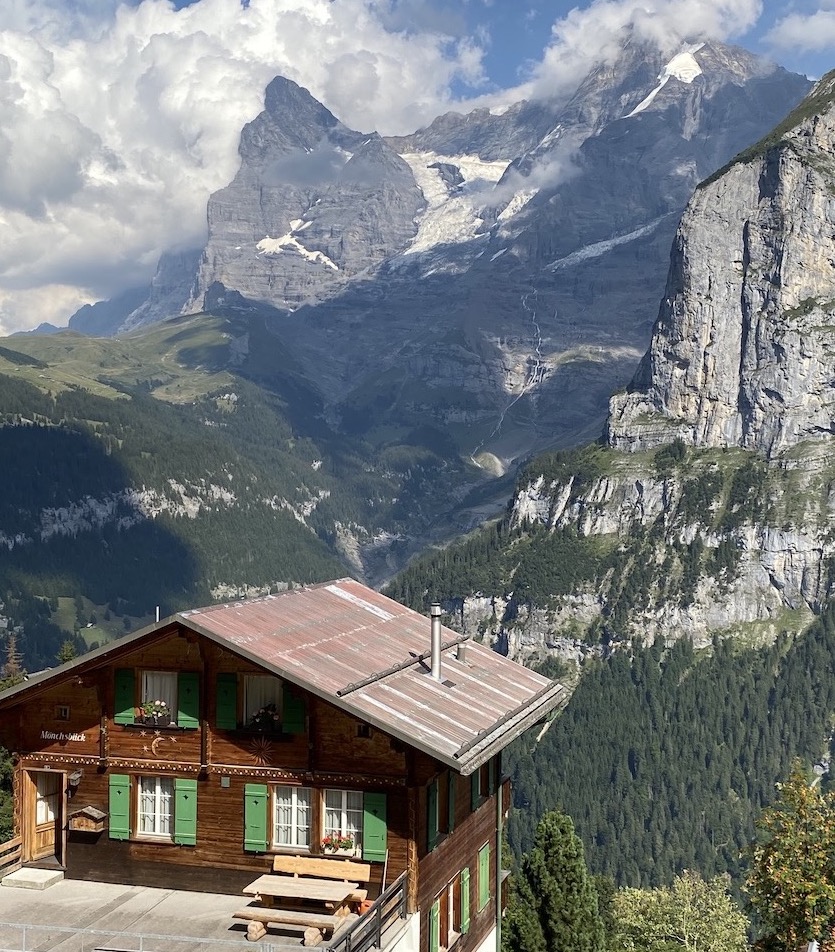 瑞士行 13：Mürren面山而居，是遙看少女峰的最美角度。 thumbnail